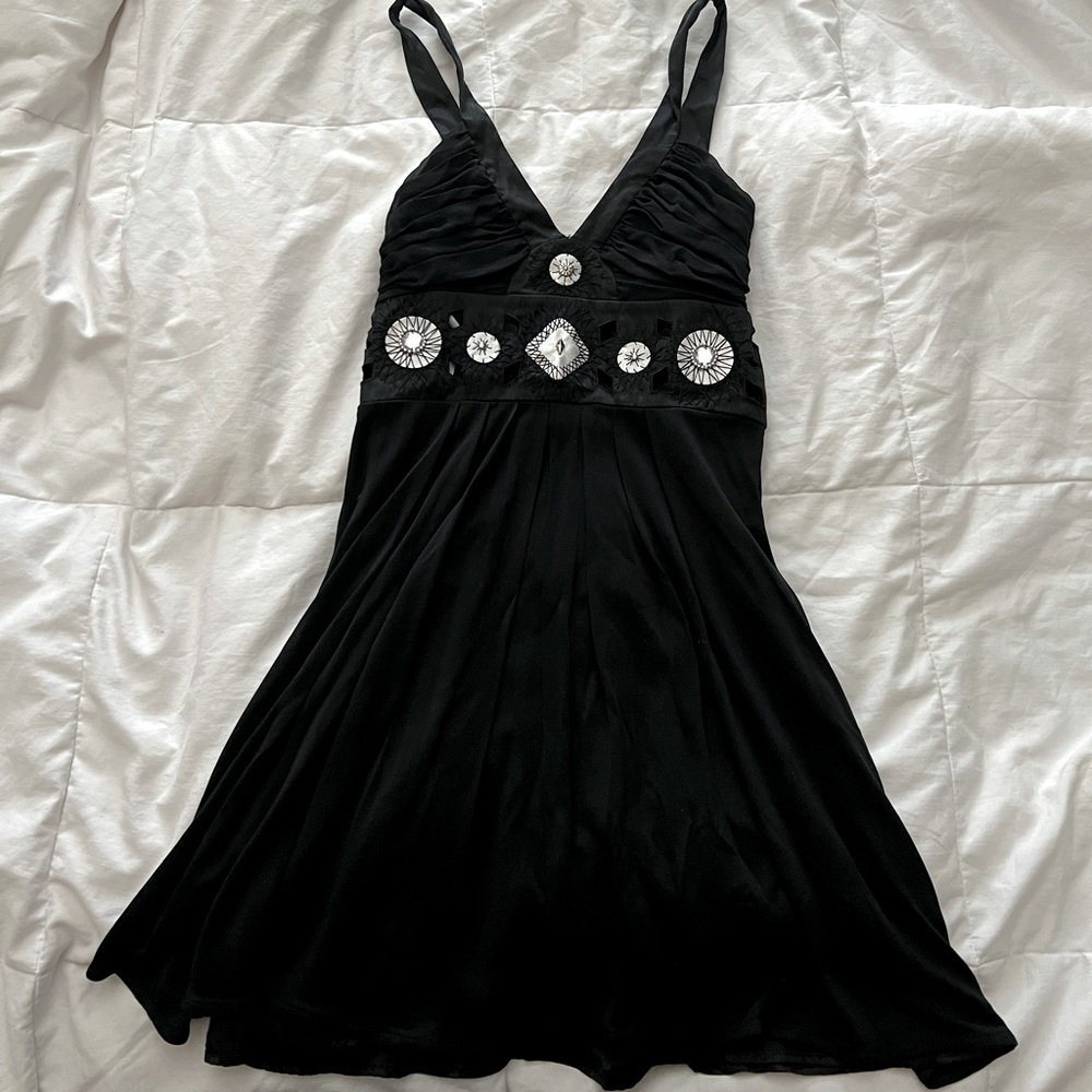 Black mini Marciano dress, gently used